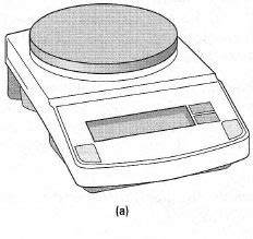 platform balance laboratory apparatus drawing|Mass .